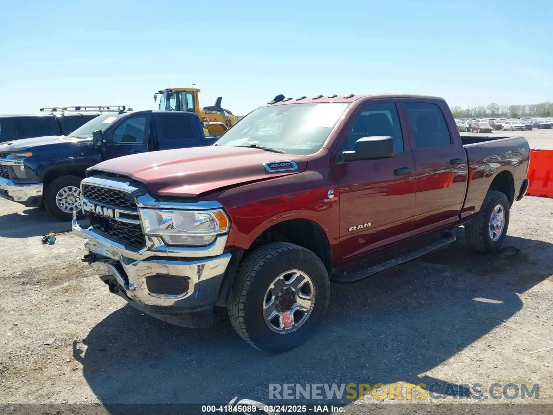 2 fotografías del automóvil dañado 3C6UR5CL2NG250182 RAM 2500 2022