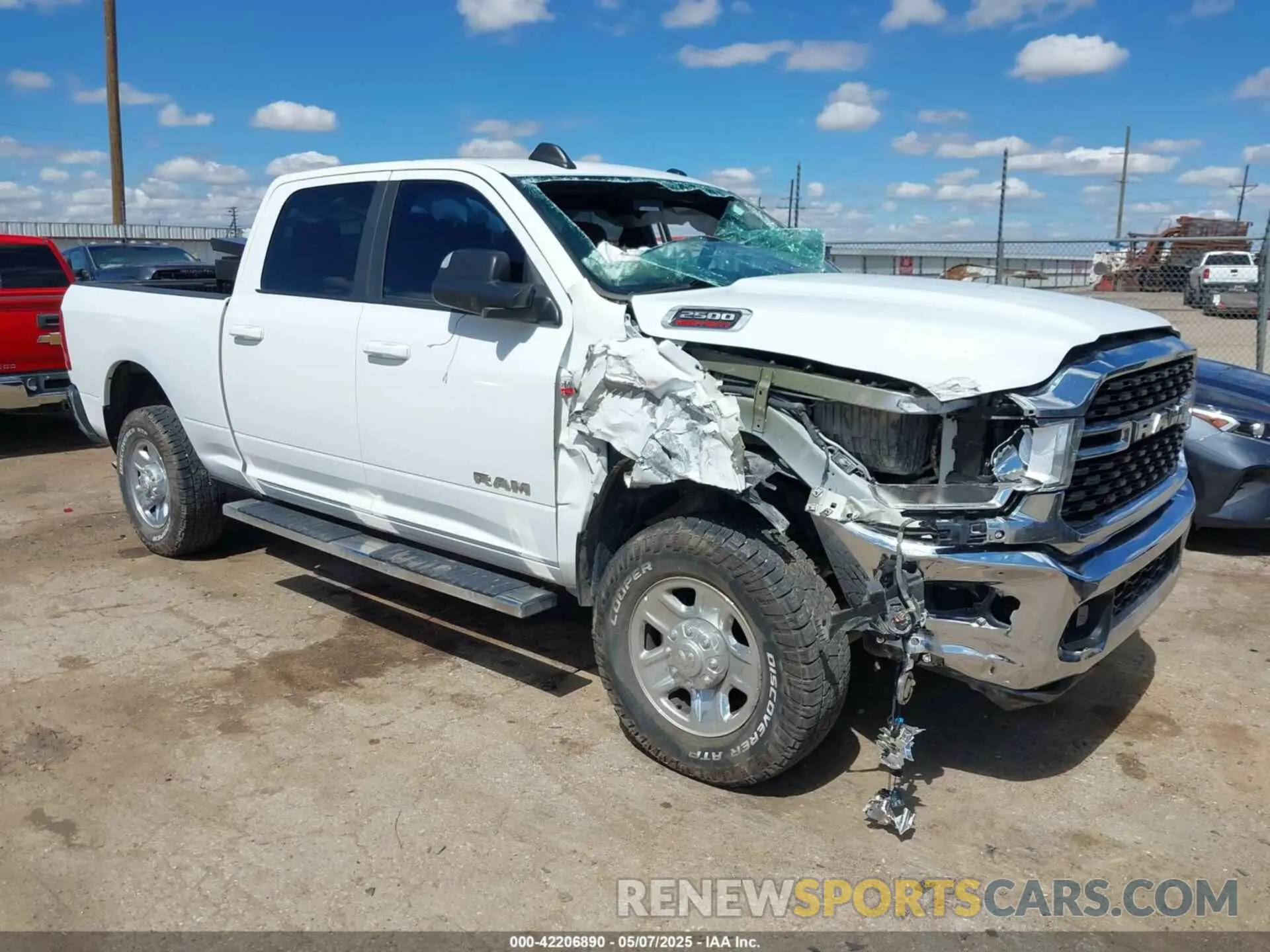 1 fotografías del automóvil dañado 3C6UR5DJ4NG119915 RAM 2500 2022