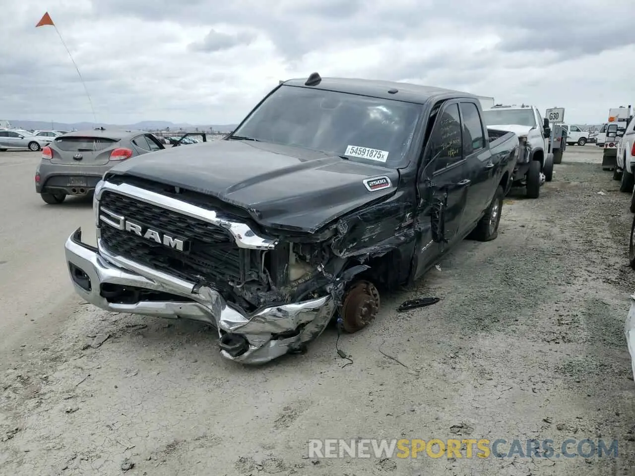 1 fotografías del automóvil dañado 3C6UR5DL0NG108900 RAM 2500 2022