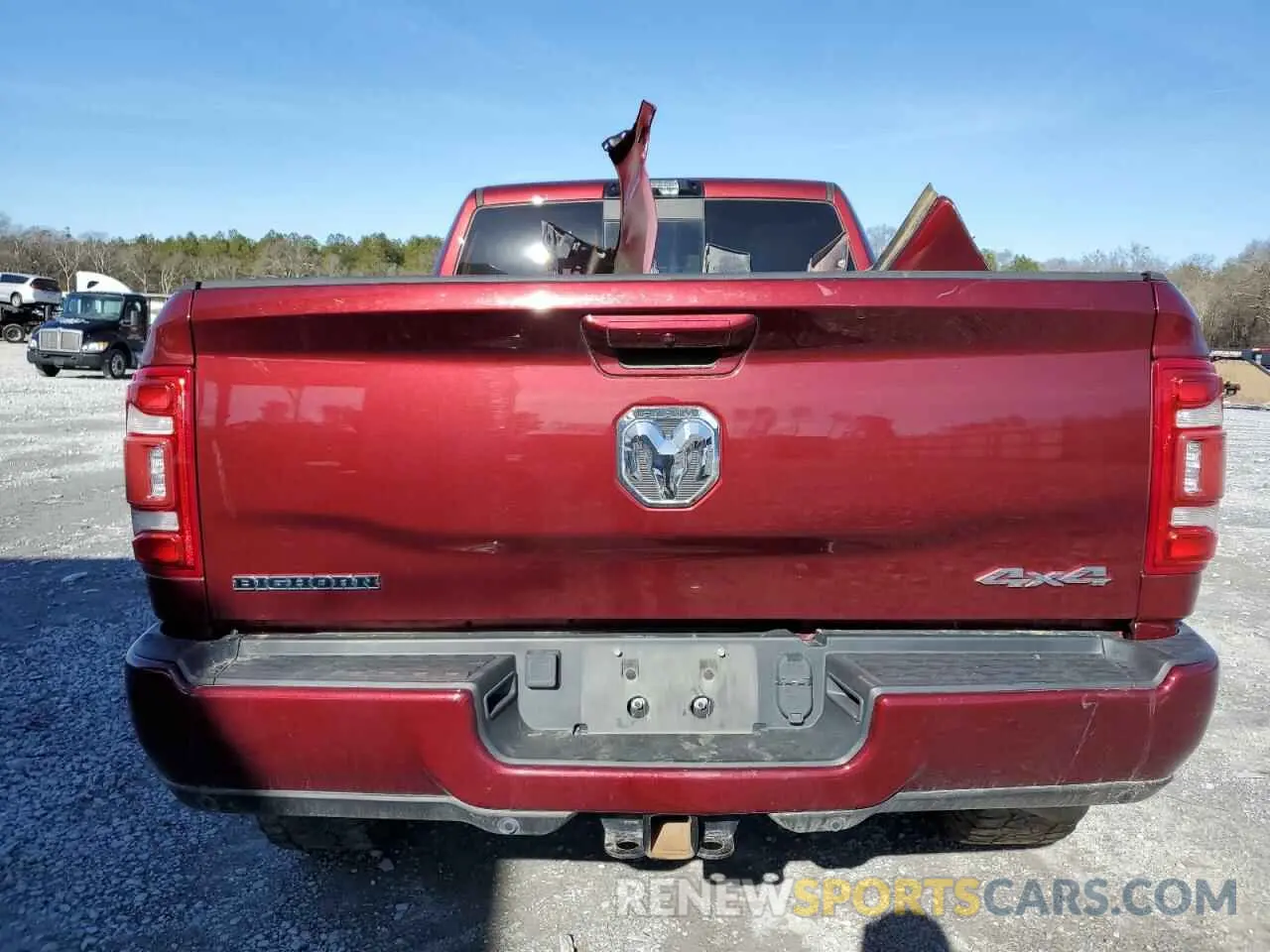 6 fotografías del automóvil dañado 3C6UR5DL4NG262770 RAM 2500 2022