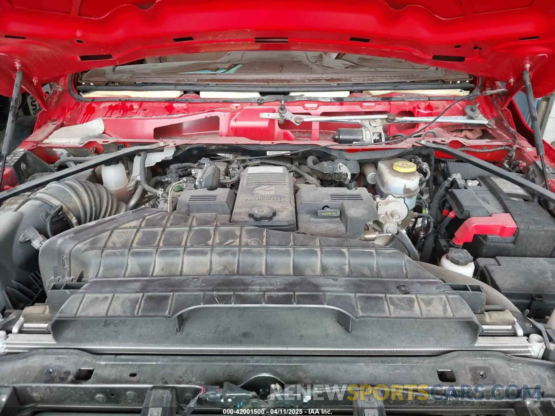 10 fotografías del automóvil dañado 3C6UR5GL2NG130702 RAM 2500 2022