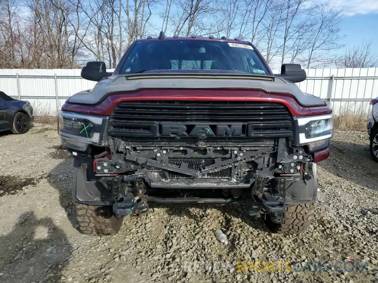 5 fotografías del automóvil dañado 3C6UR5KJ5NG116850 RAM 2500 2022
