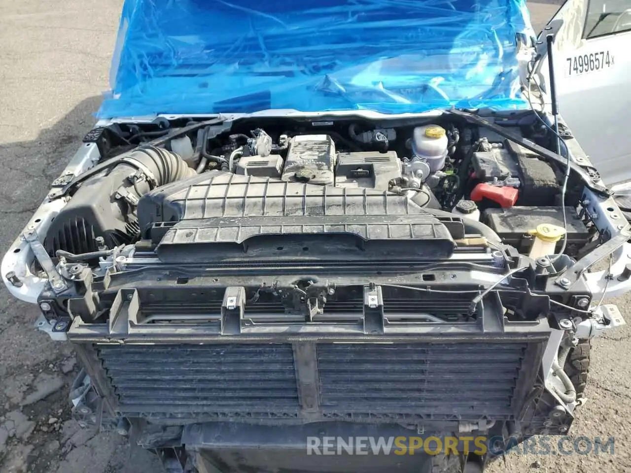 11 fotografías del automóvil dañado 3C6UR5NL7NG222536 RAM 2500 2022