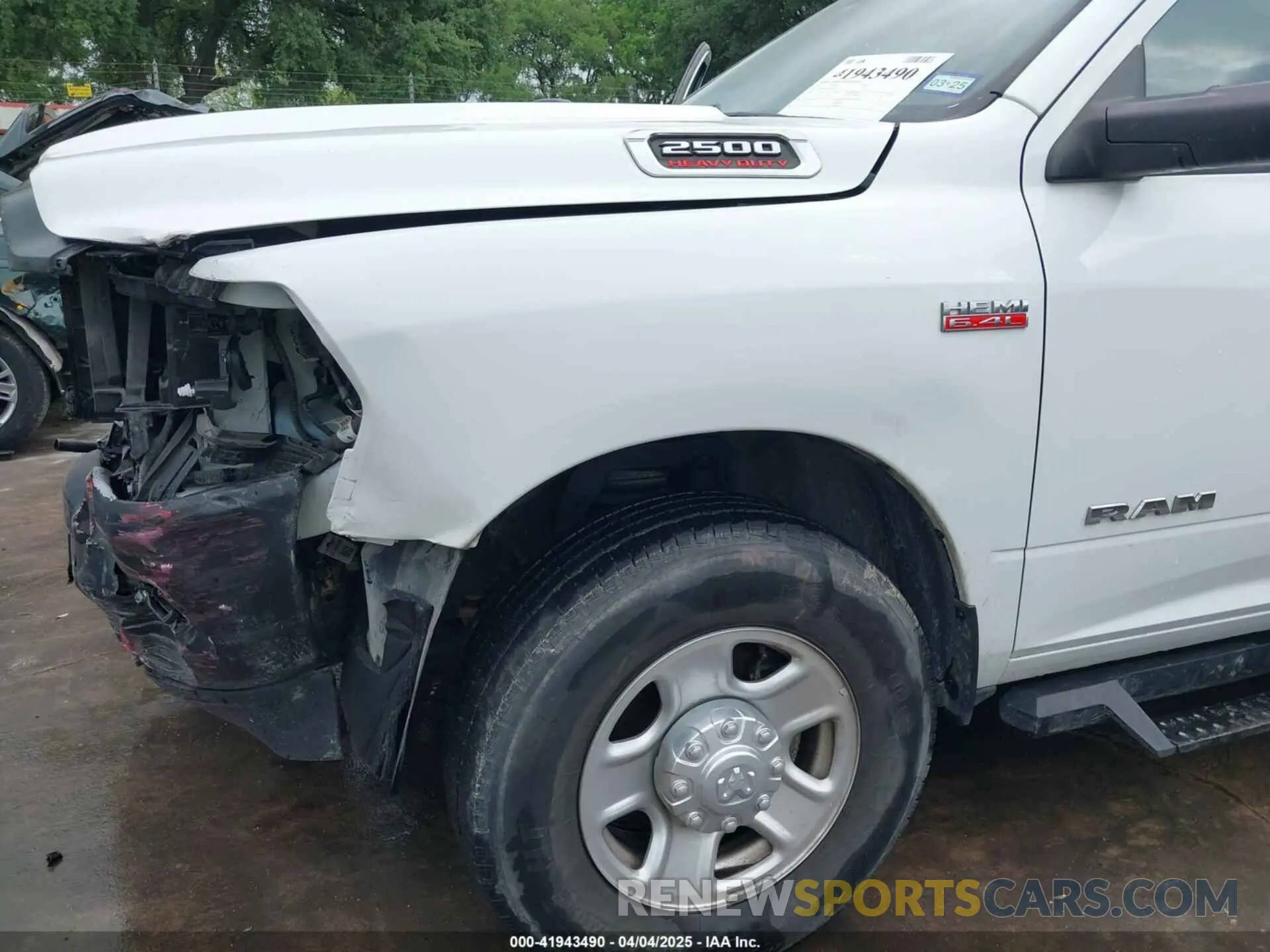 17 fotografías del automóvil dañado 3C7WR4HJ1NG424247 RAM 2500 2022