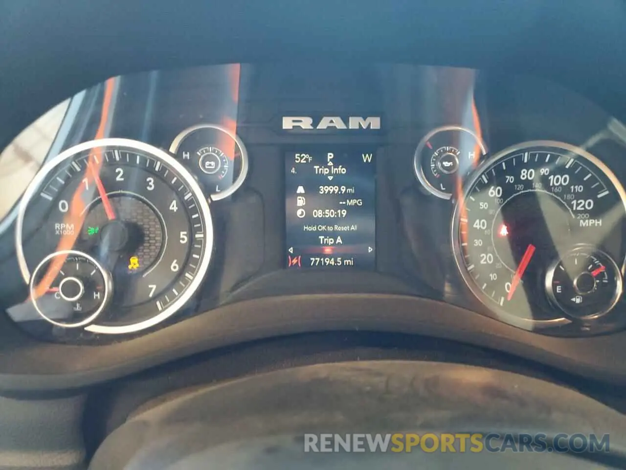 9 fotografías del automóvil dañado 3C6UR5CJ1PG516485 RAM 2500 2023