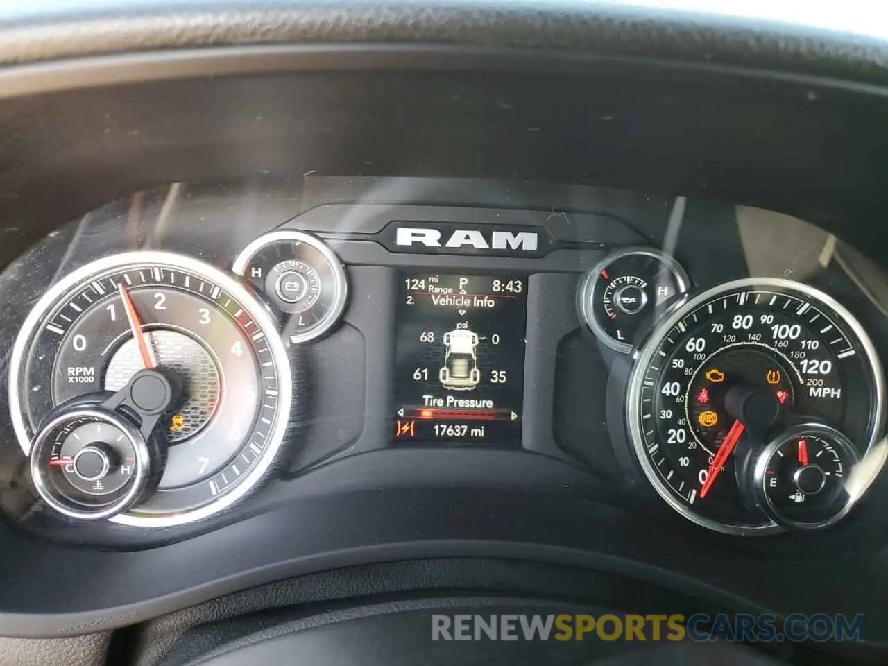 9 fotografías del automóvil dañado 3C6UR5CJ9PG518386 RAM 2500 2023