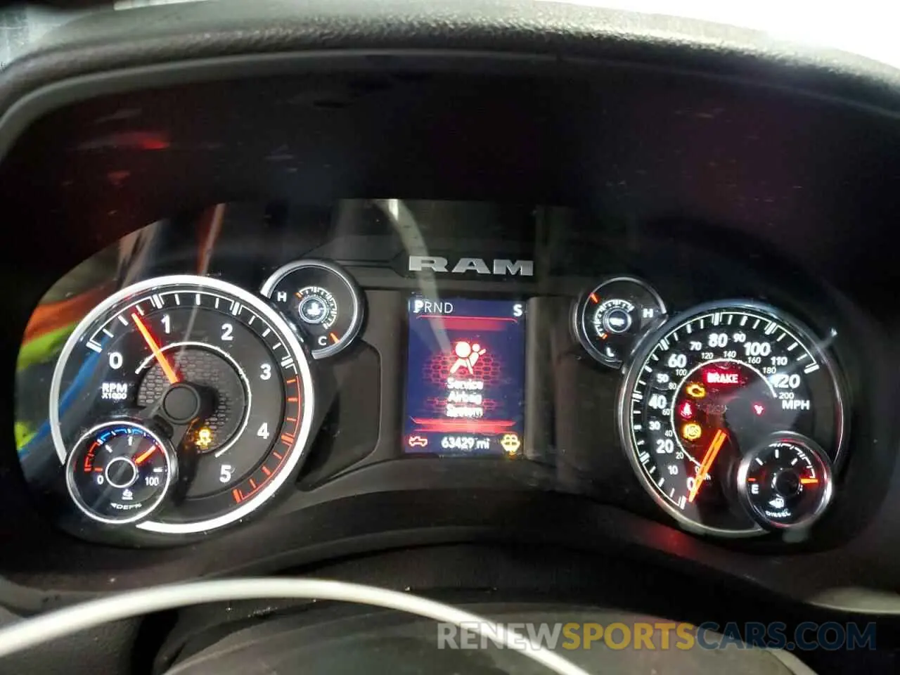 9 fotografías del automóvil dañado 3C6UR5CL0PG503647 RAM 2500 2023