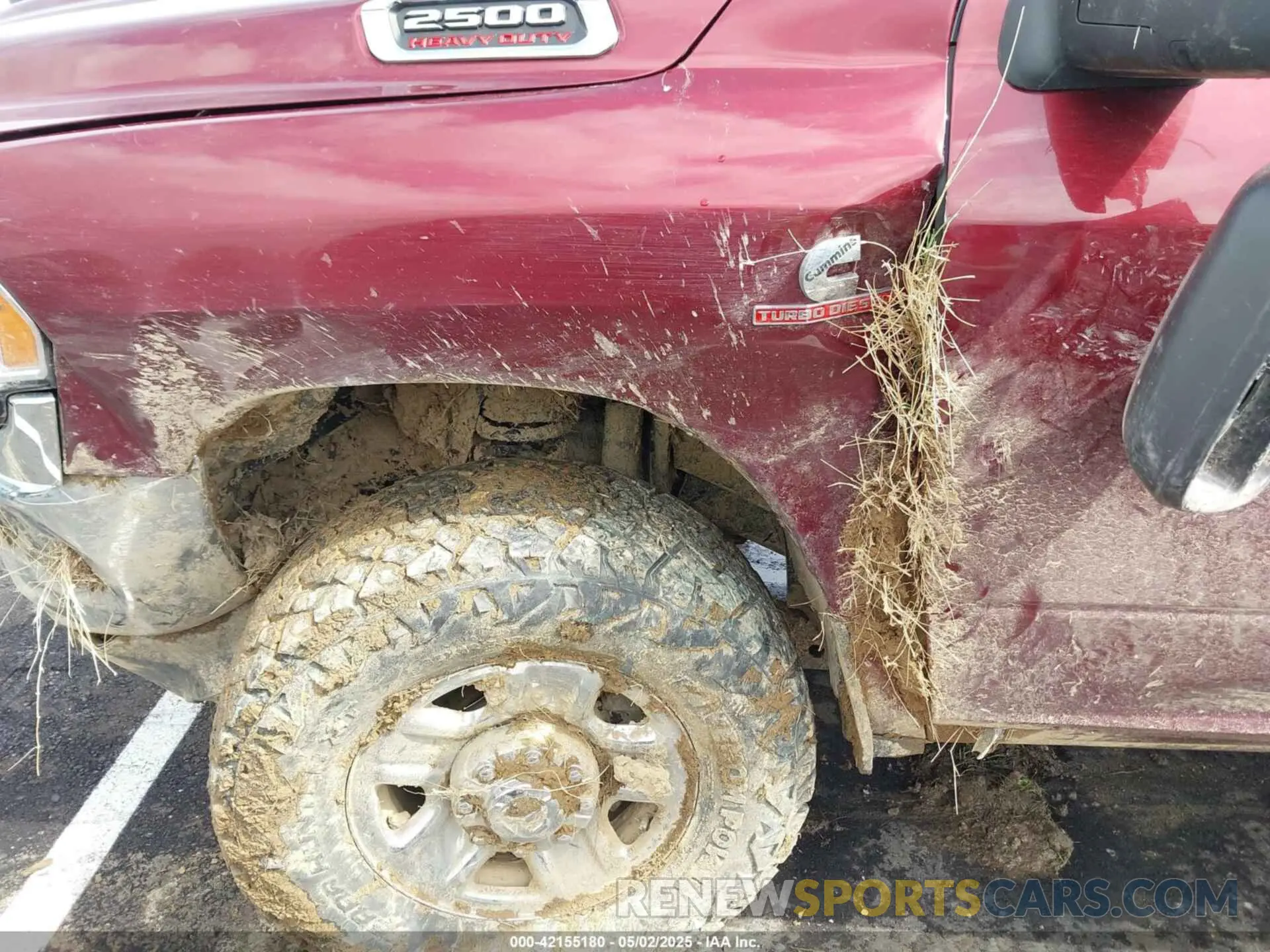 6 fotografías del automóvil dañado 3C6UR5CL3PG504534 RAM 2500 2023