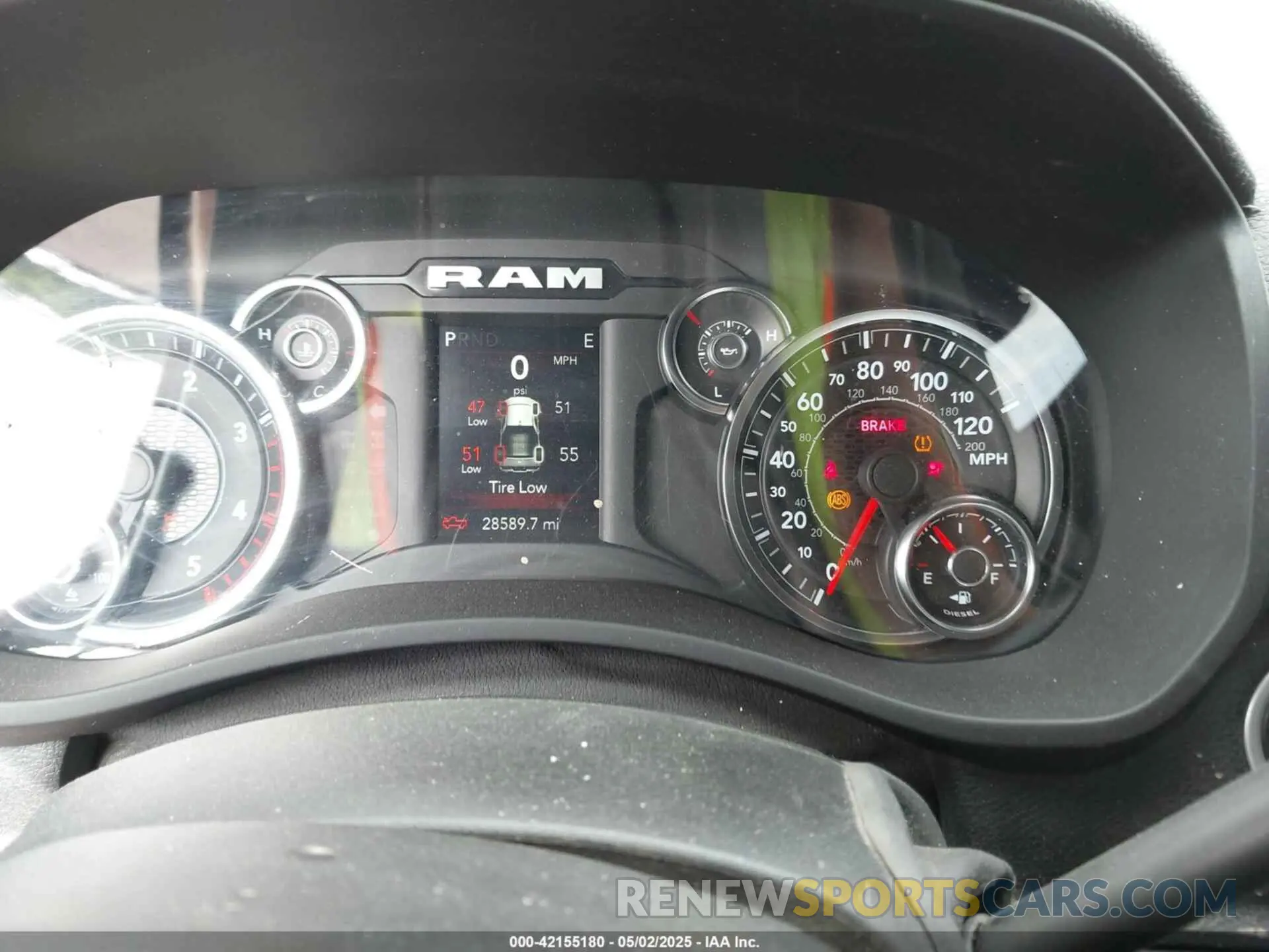 7 fotografías del automóvil dañado 3C6UR5CL3PG504534 RAM 2500 2023