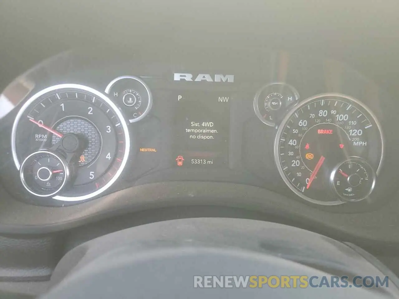 9 fotografías del automóvil dañado 3C6UR5CL7PG565787 RAM 2500 2023
