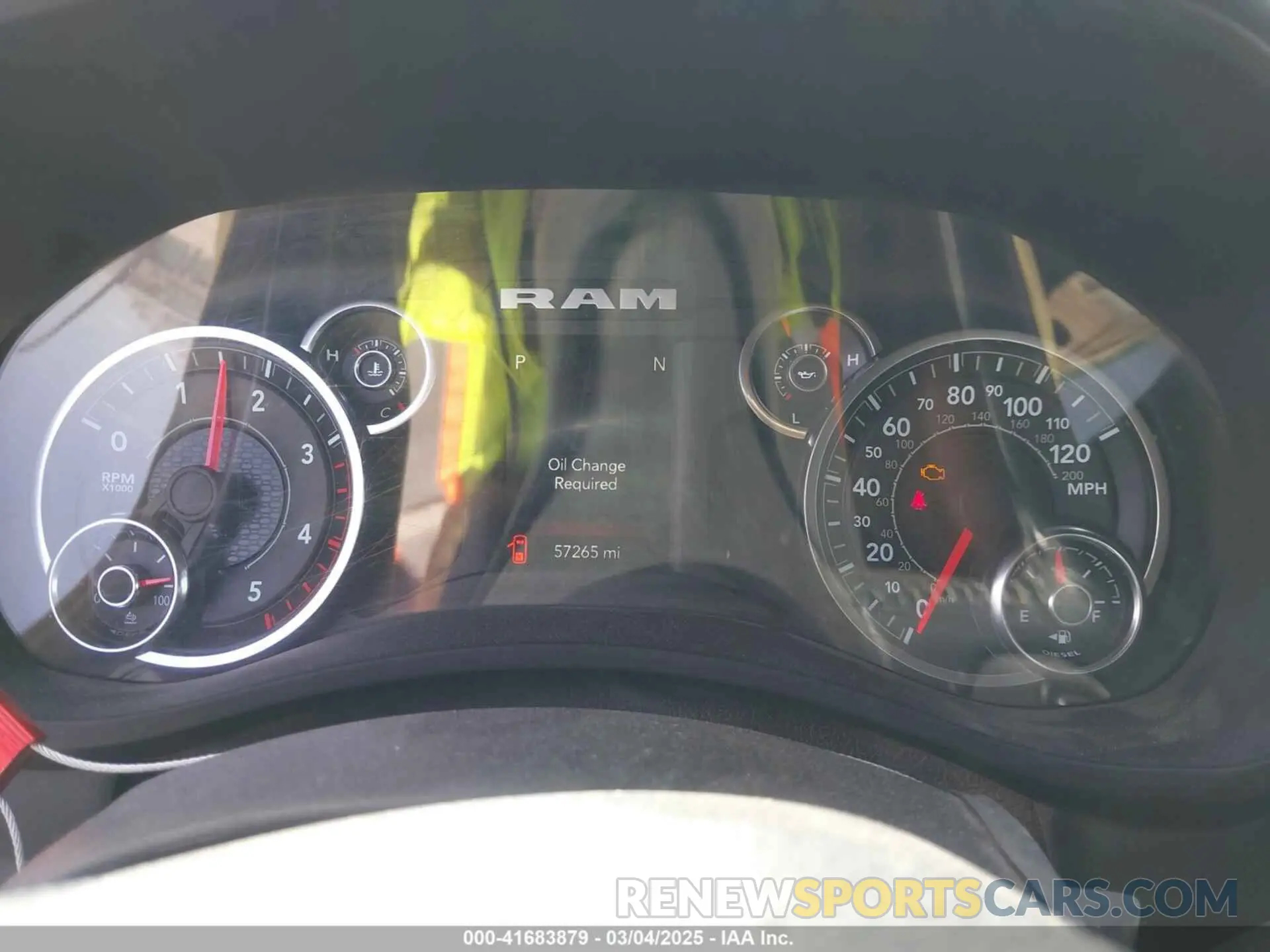 7 fotografías del automóvil dañado 3C6UR5DL0PG544133 RAM 2500 2023