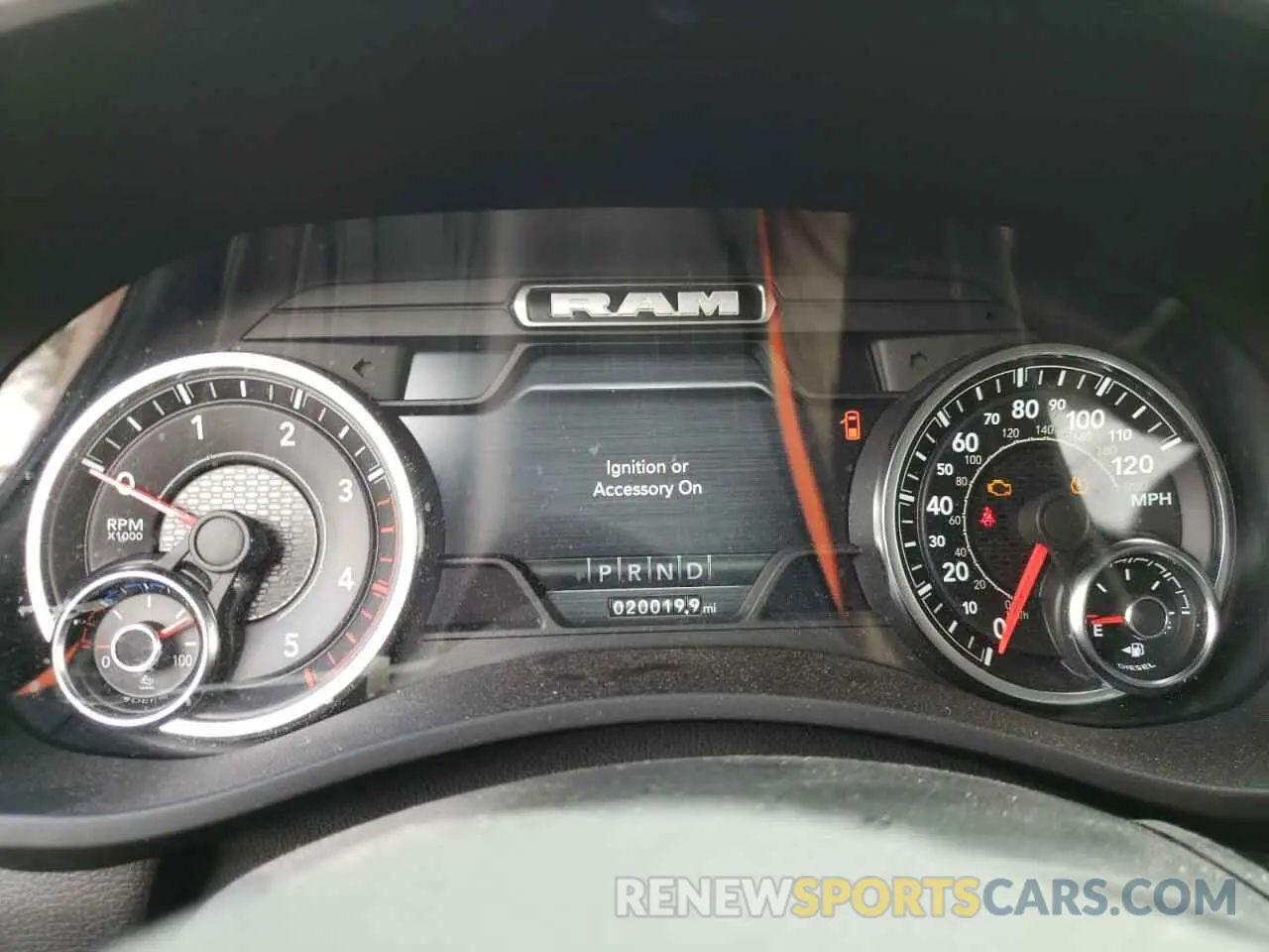 9 fotografías del automóvil dañado 3C6UR5FL7PG513233 RAM 2500 2023