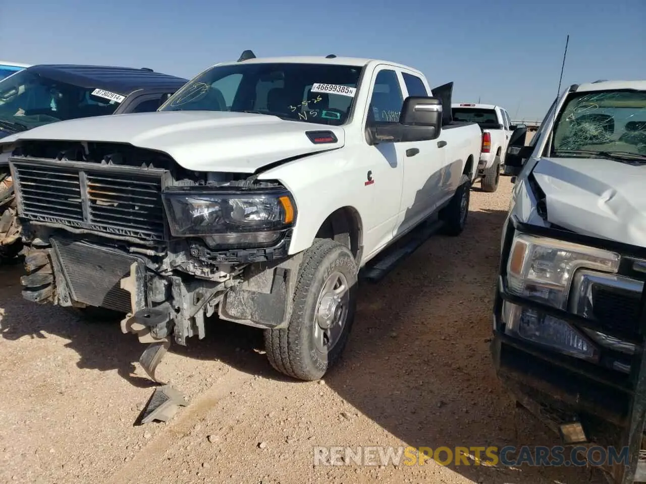 1 fotografías del automóvil dañado 3C6UR5HL3PG565956 RAM 2500 2023