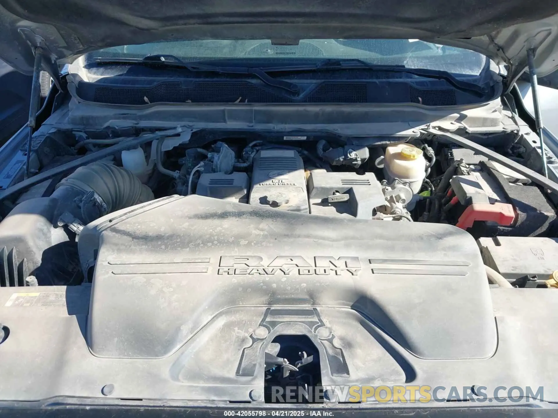 10 fotografías del automóvil dañado 3C6UR5HL7PG614933 RAM 2500 2023