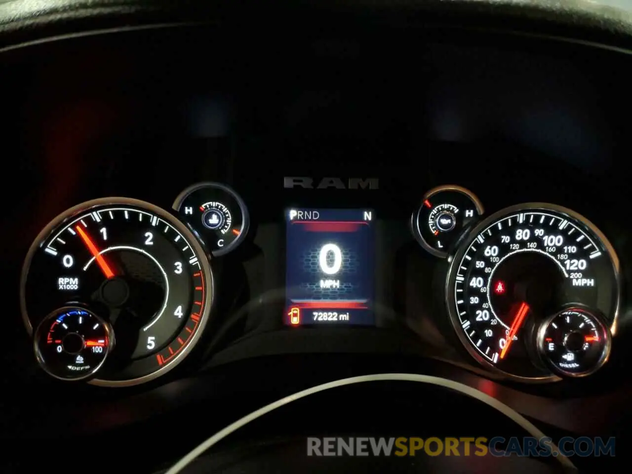 9 fotografías del automóvil dañado 3C6UR5JL1PG632578 RAM 2500 2023