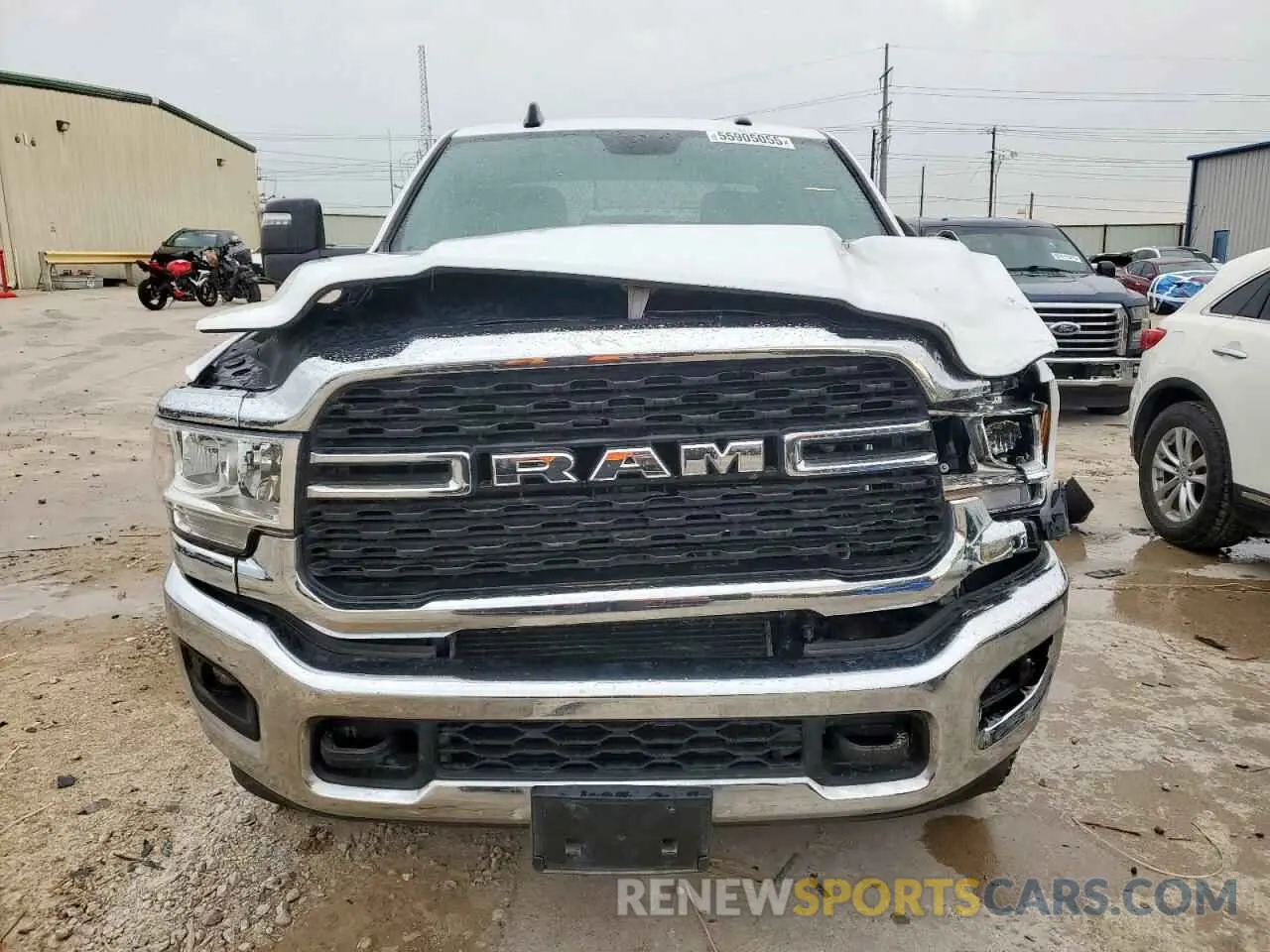 5 fotografías del automóvil dañado 3C6UR5JL3PG576451 RAM 2500 2023
