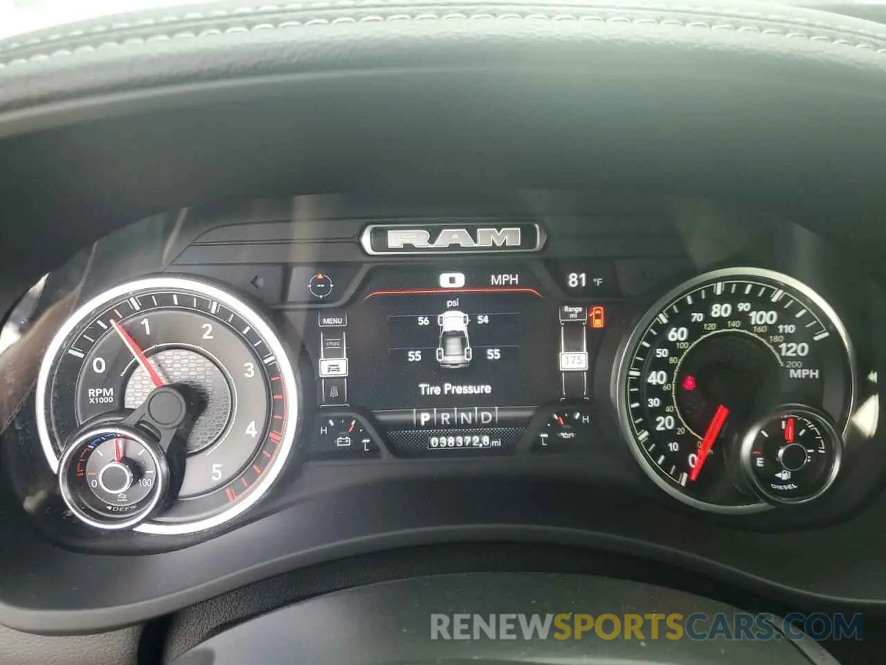 9 fotografías del automóvil dañado 3C6UR5NL0PG600540 RAM 2500 2023