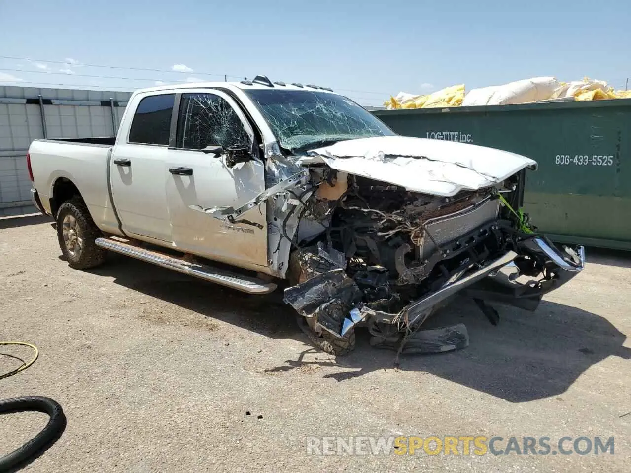 4 fotografías del automóvil dañado 3C6UR5DJ6RG175800 RAM 2500 2024