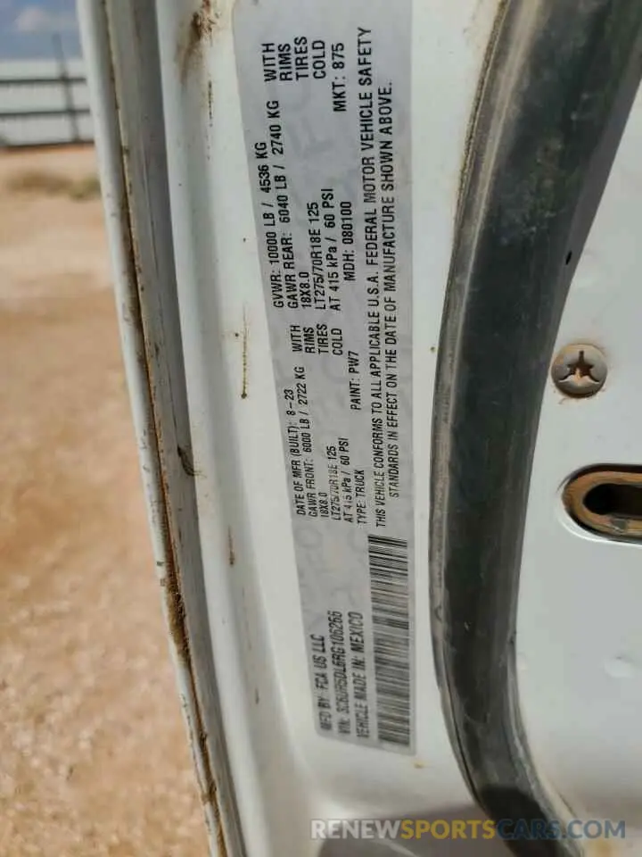 13 fotografías del automóvil dañado 3C6UR5DL6RG106266 RAM 2500 2024