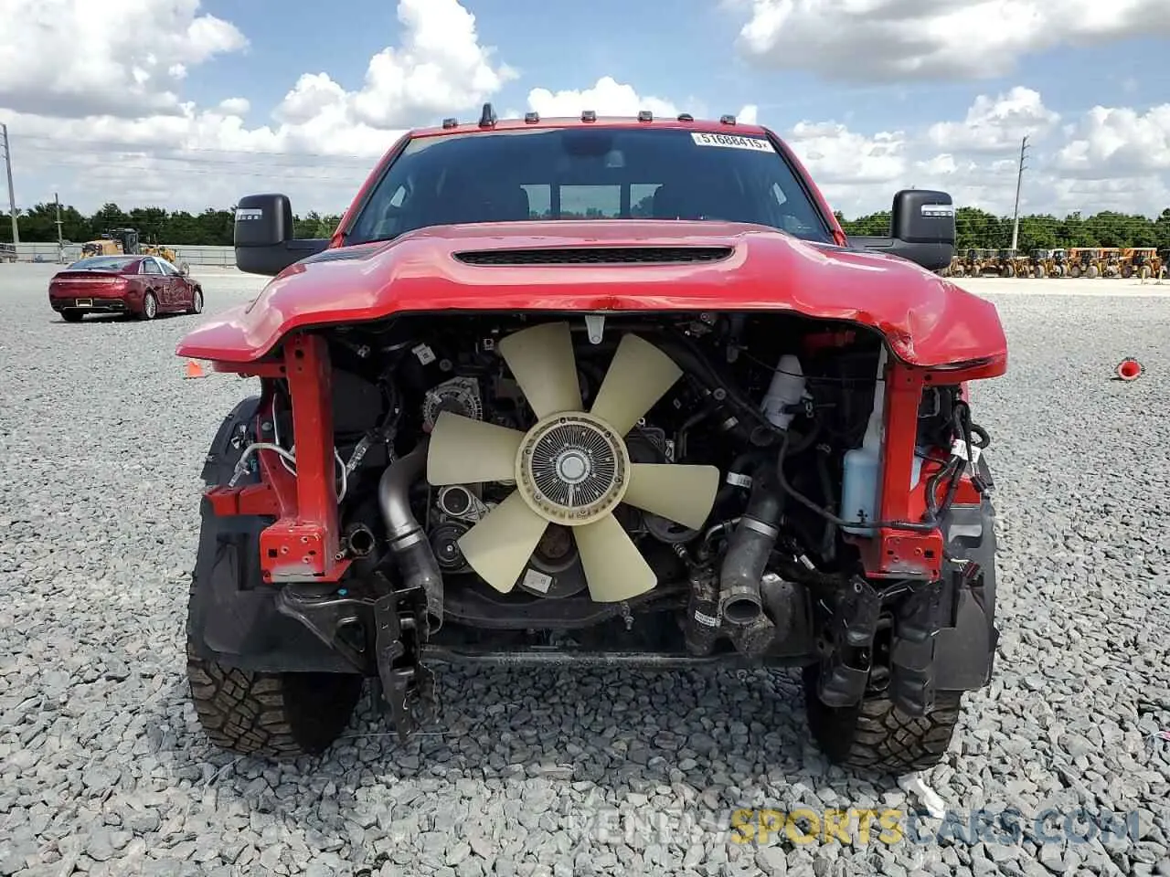 5 fotografías del automóvil dañado 3C6UR5EL0RG207351 RAM 2500 2024