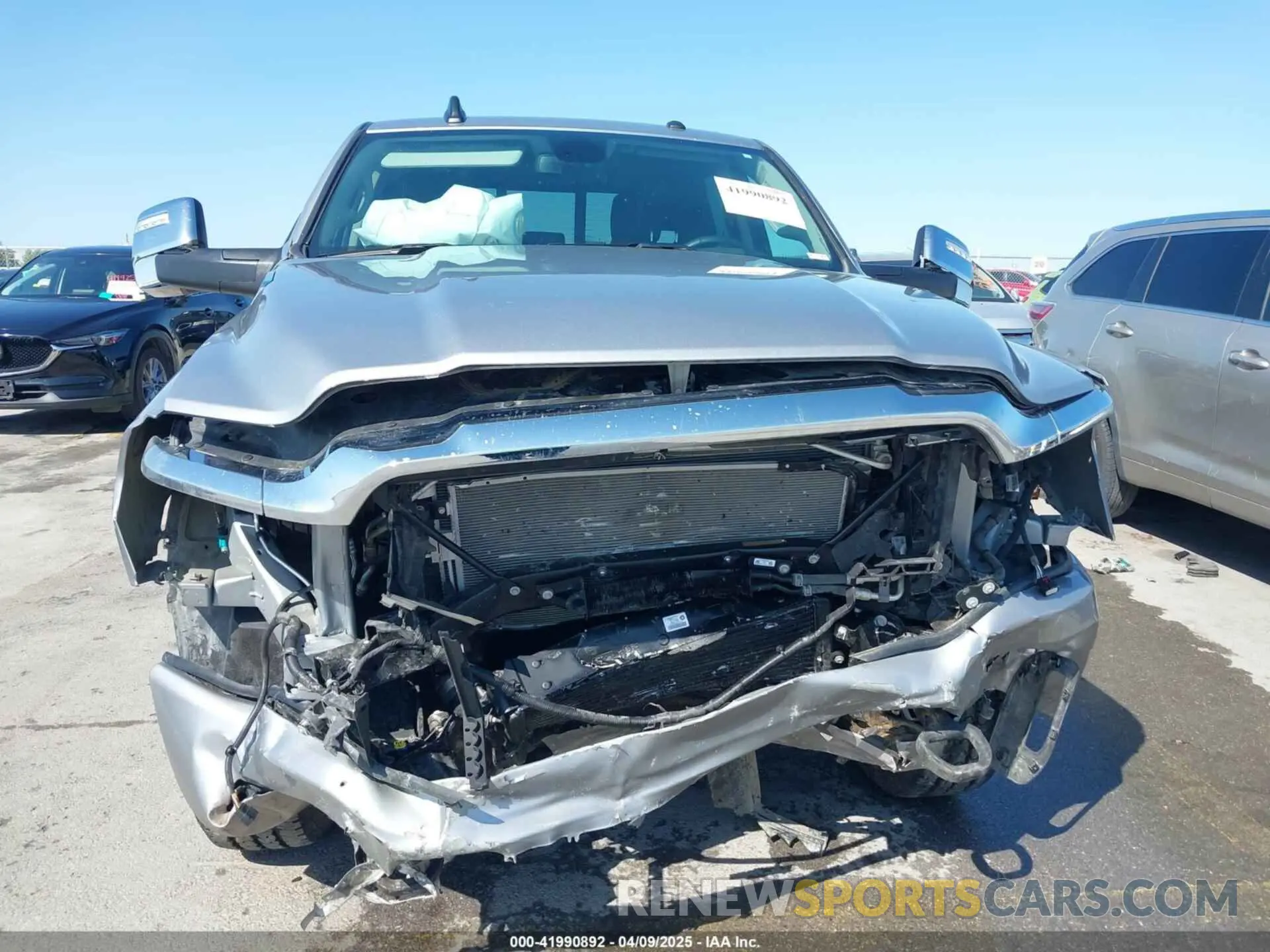 6 fotografías del automóvil dañado 3C6UR5FL4RG367117 RAM 2500 2024