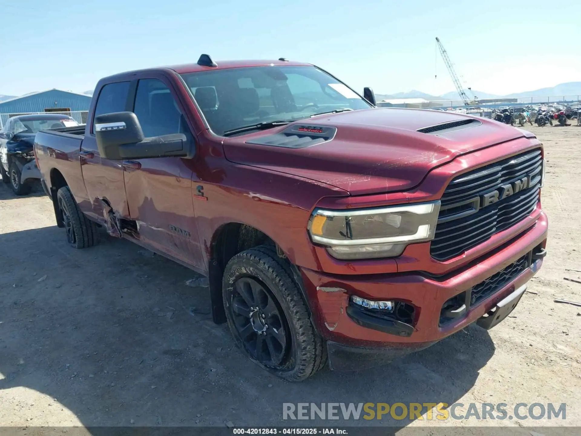 6 fotografías del automóvil dañado 3C6UR5FL6RG143993 RAM 2500 2024