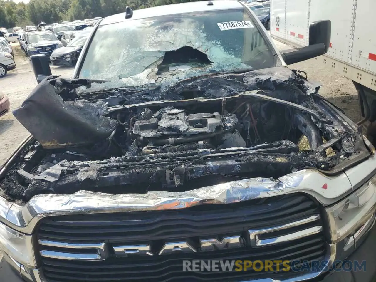 11 fotografías del automóvil dañado 3C63R3DL4KG675106 RAM 3500 2019