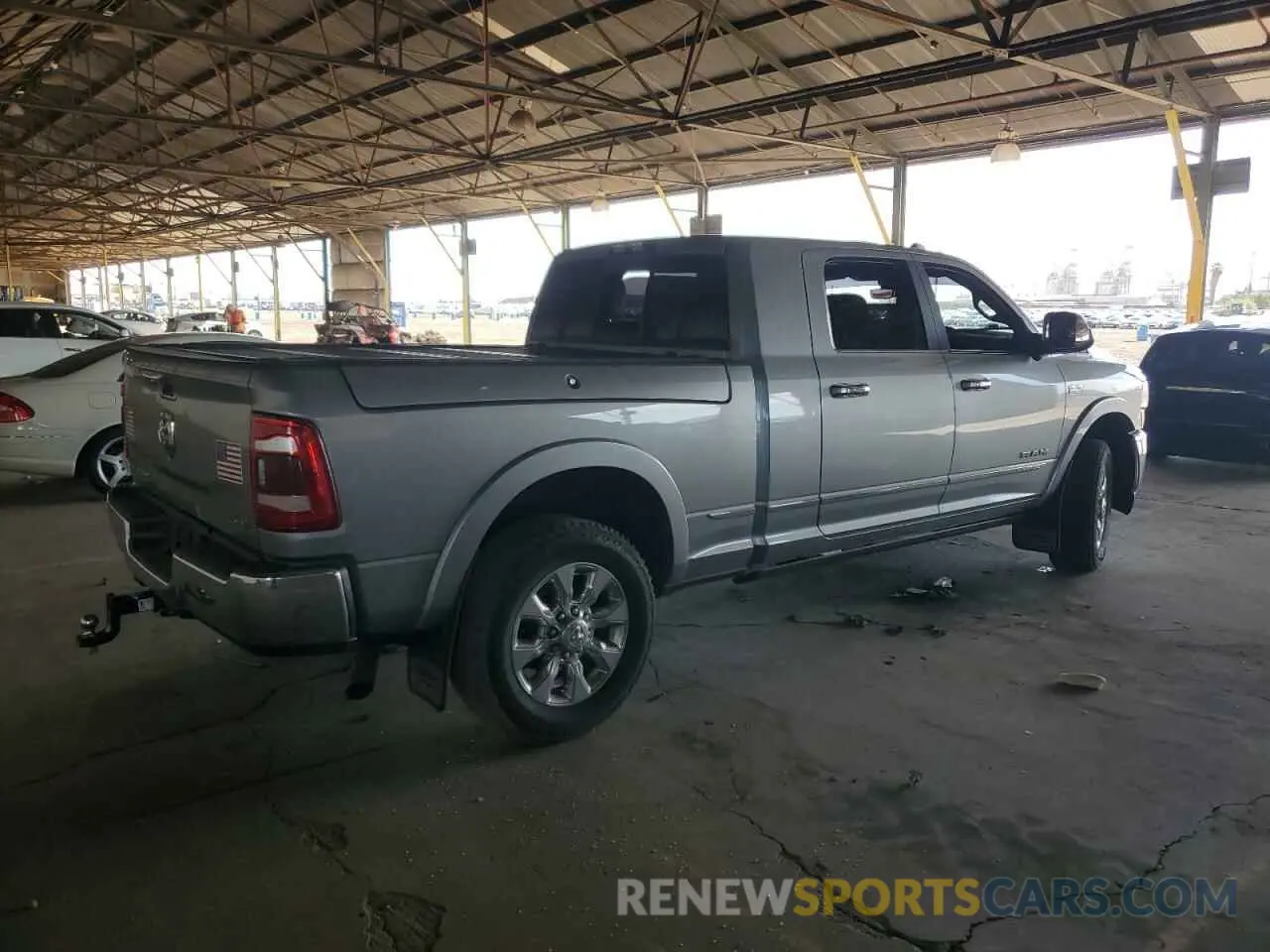3 fotografías del automóvil dañado 3C63R3PJ3KG573645 RAM 3500 2019