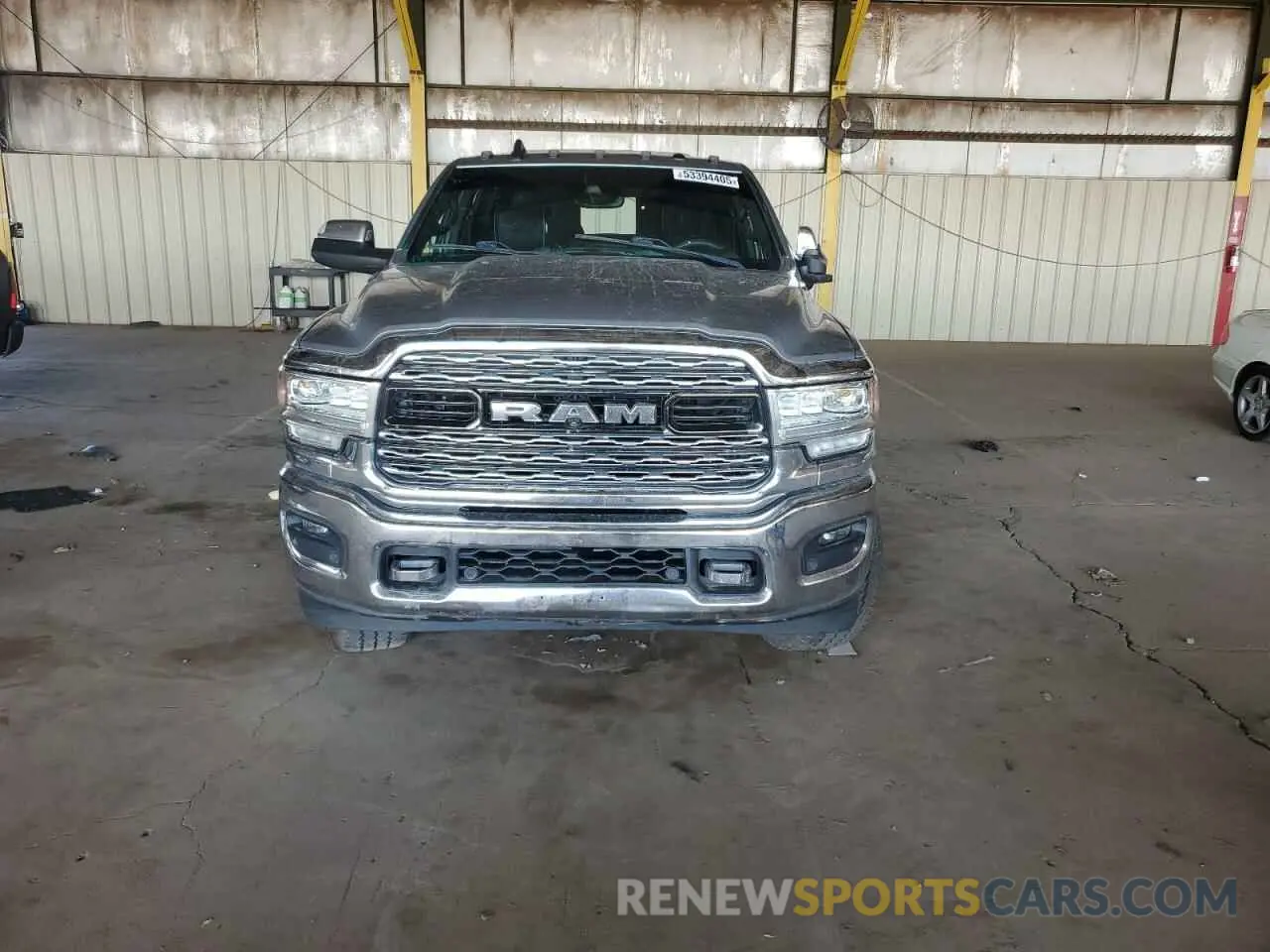 5 fotografías del automóvil dañado 3C63R3PJ3KG573645 RAM 3500 2019