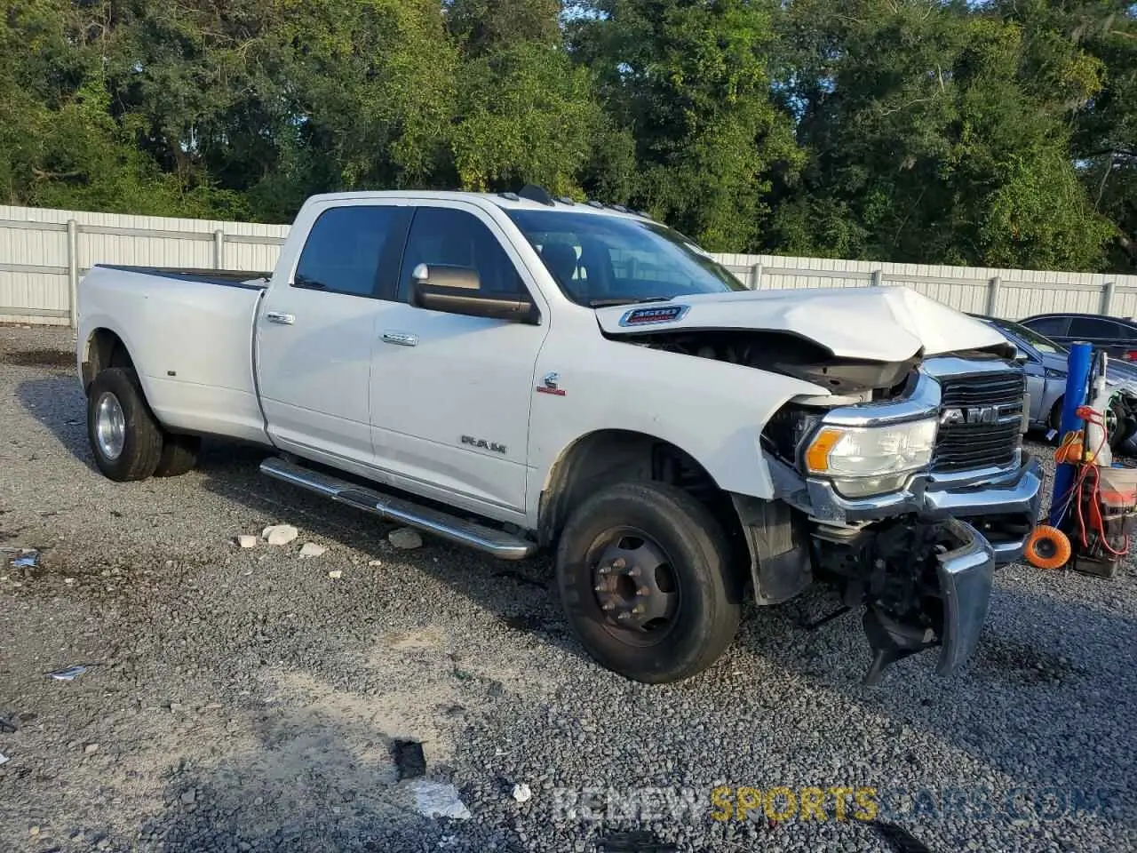4 fotografías del automóvil dañado 3C63RRHL6KG625255 RAM 3500 2019