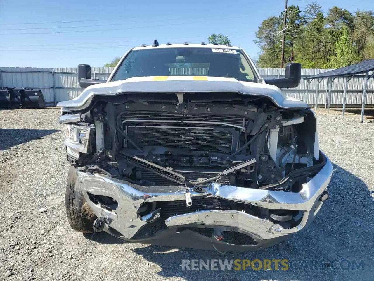 5 fotografías del automóvil dañado 3C63RRHL8KG725597 RAM 3500 2019