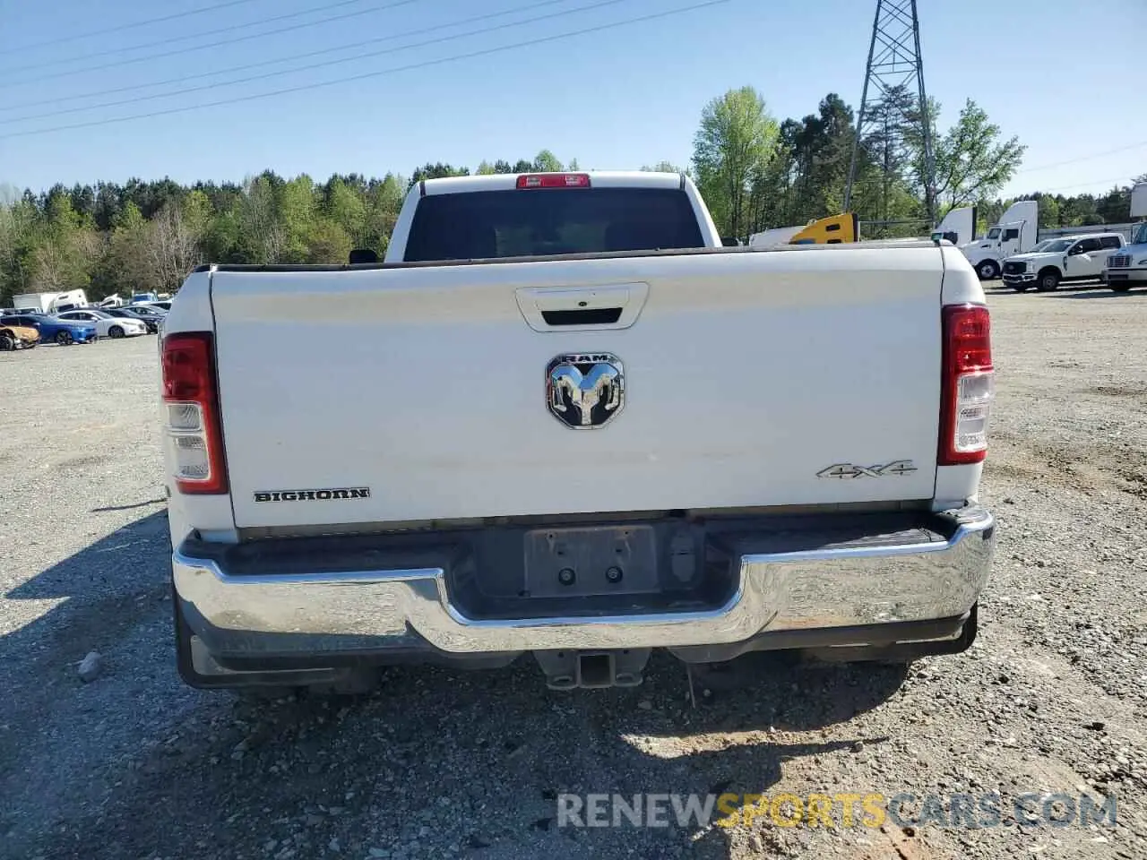 6 fotografías del automóvil dañado 3C63RRHL8KG725597 RAM 3500 2019