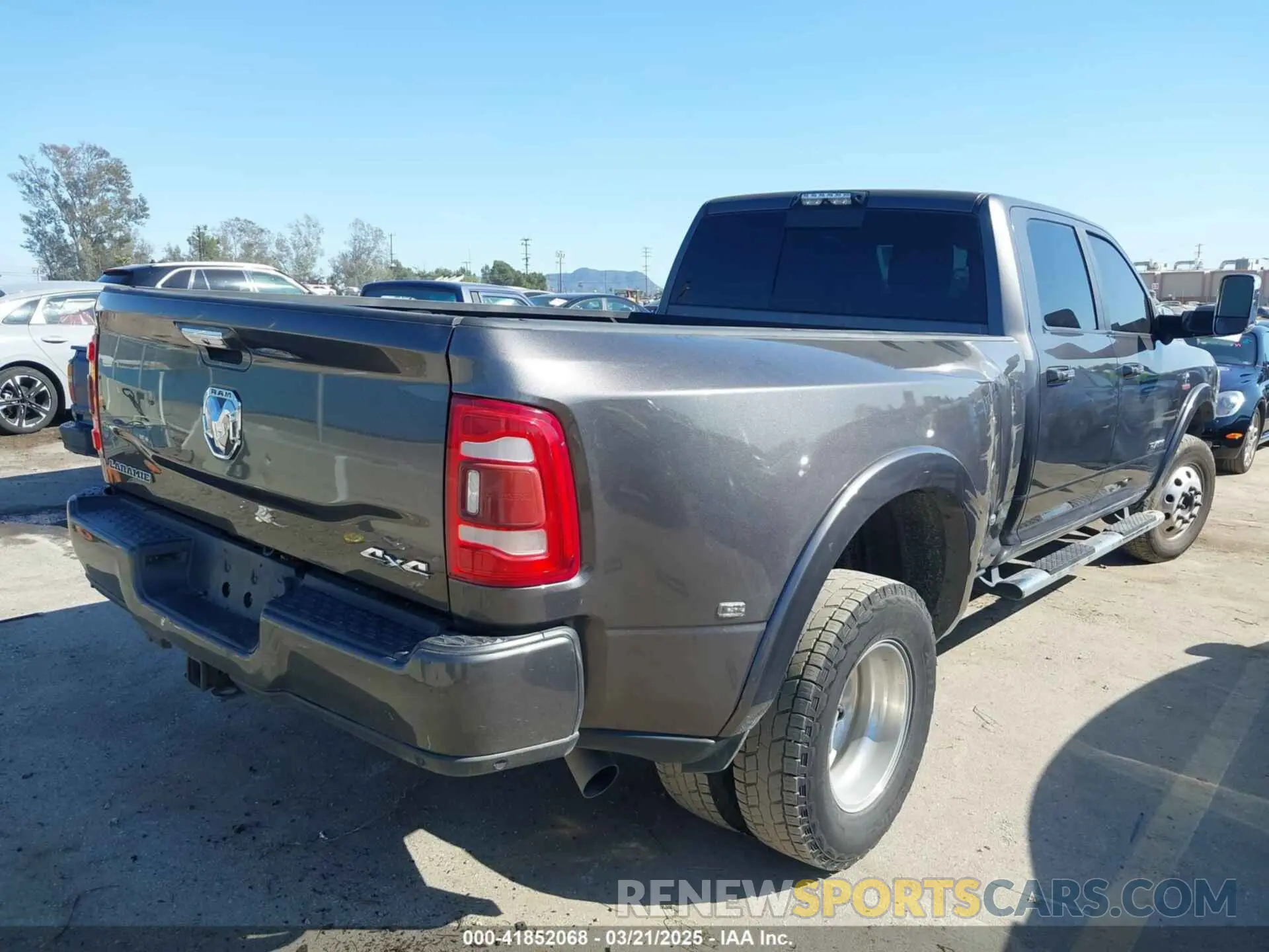 4 fotografías del automóvil dañado 3C63RRJL7KG537146 RAM 3500 2019