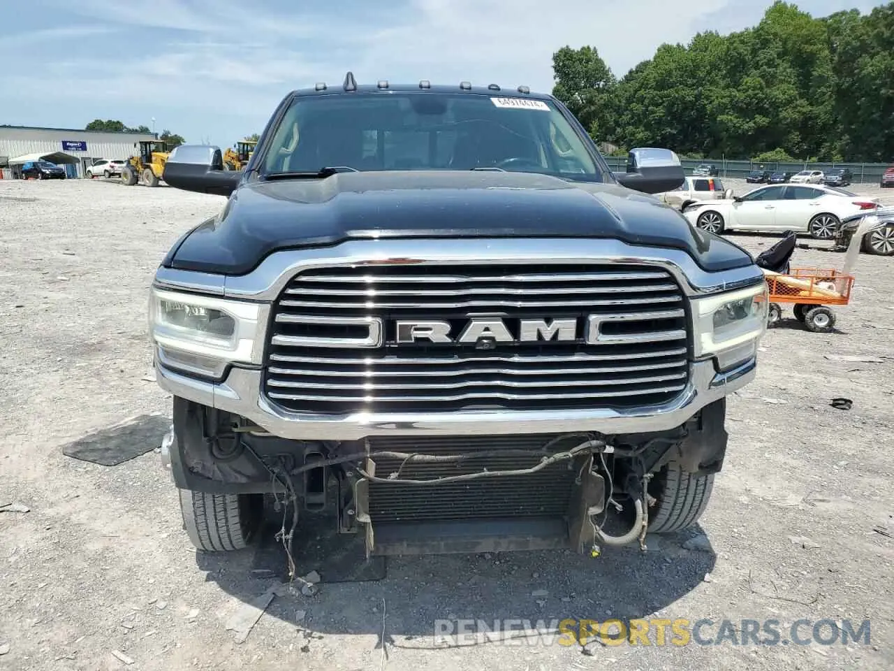 5 fotografías del automóvil dañado 3C63RRJL8KG564484 RAM 3500 2019