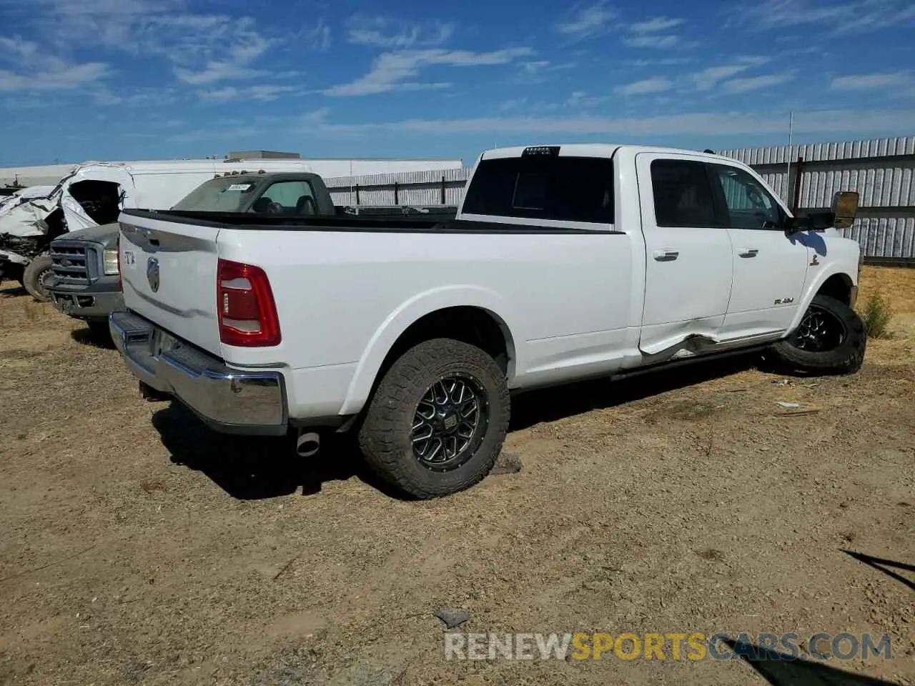 3 fotografías del automóvil dañado 3C63R3JL7LG296574 RAM 3500 2020