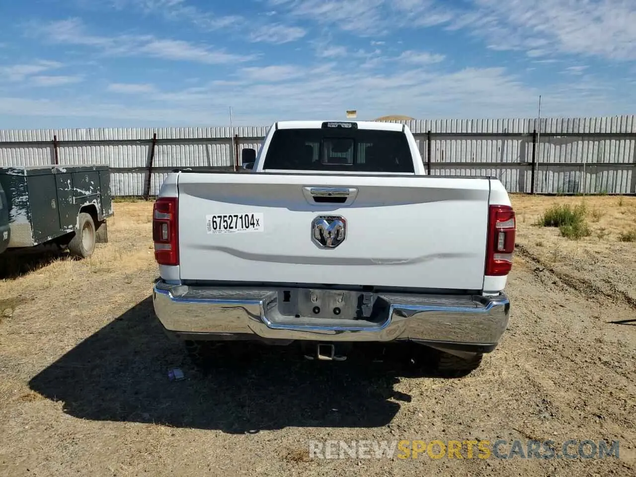 6 fotografías del automóvil dañado 3C63R3JL7LG296574 RAM 3500 2020