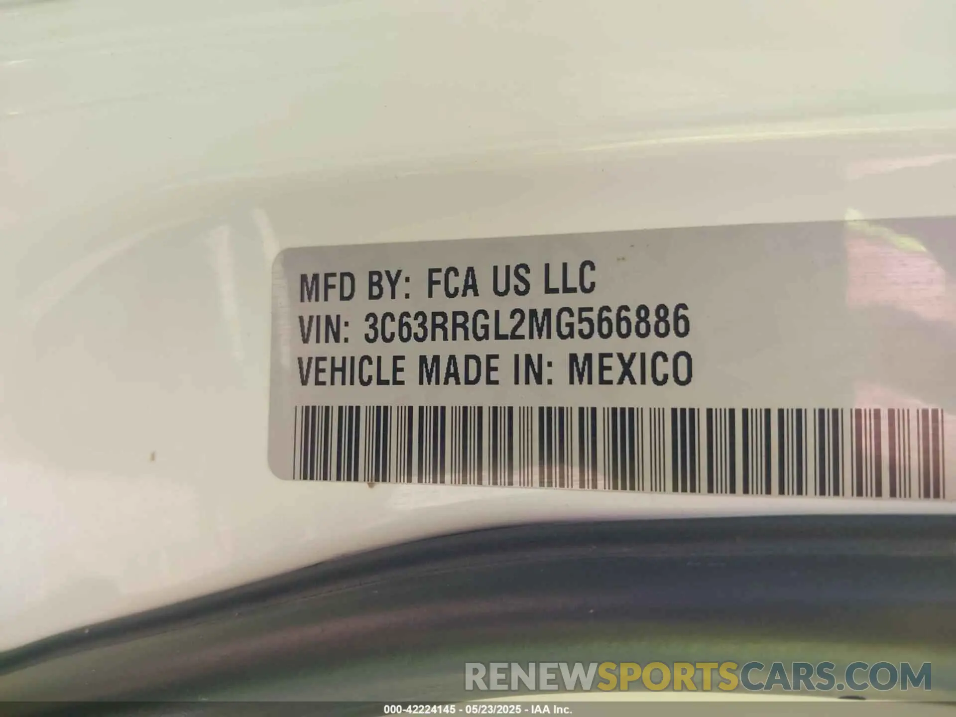 8 fotografías del automóvil dañado 3C63RRGL2MG566886 RAM 3500 2021