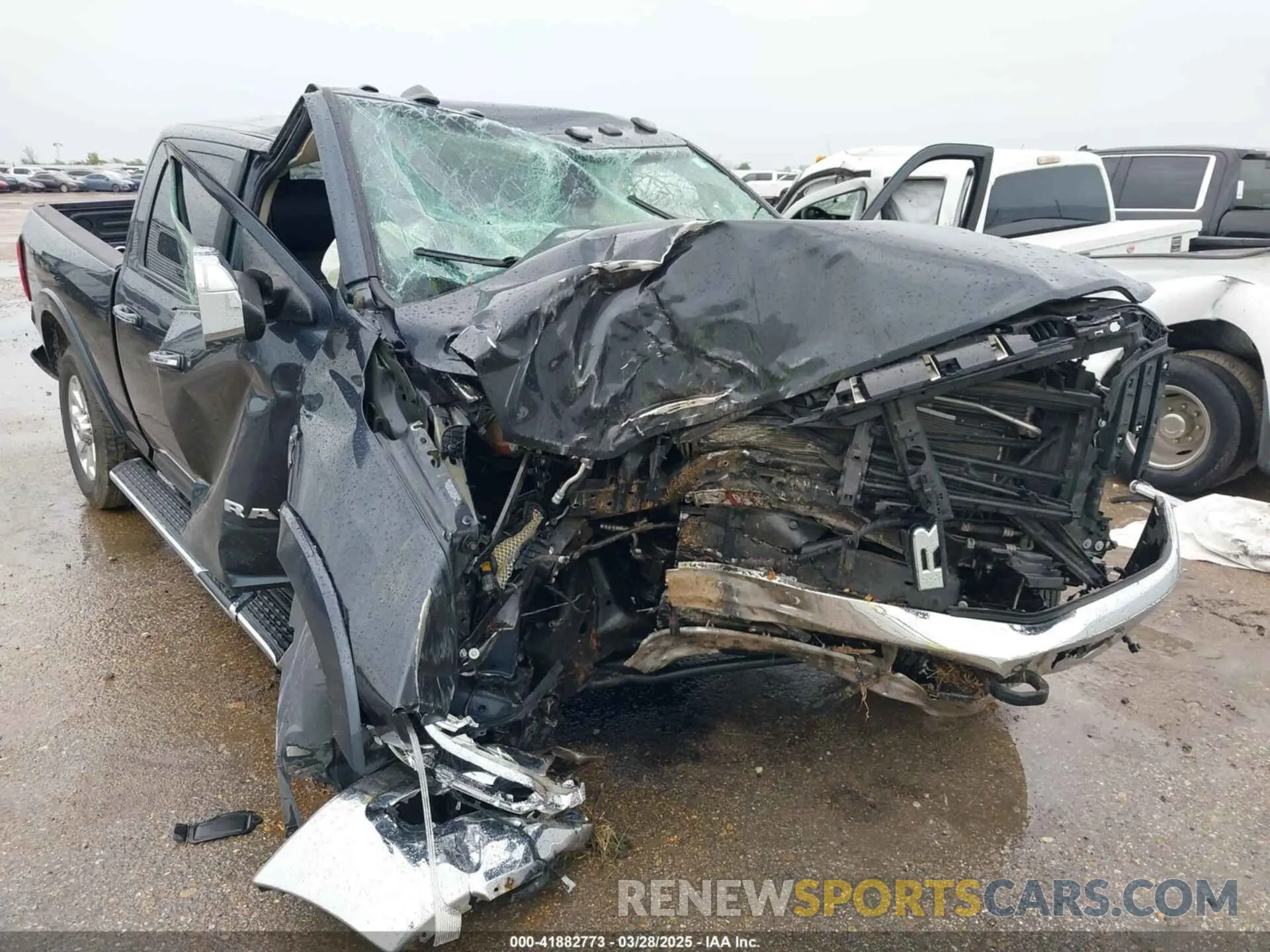10 fotografías del automóvil dañado 3C63R3EL0NG135612 RAM 3500 2022
