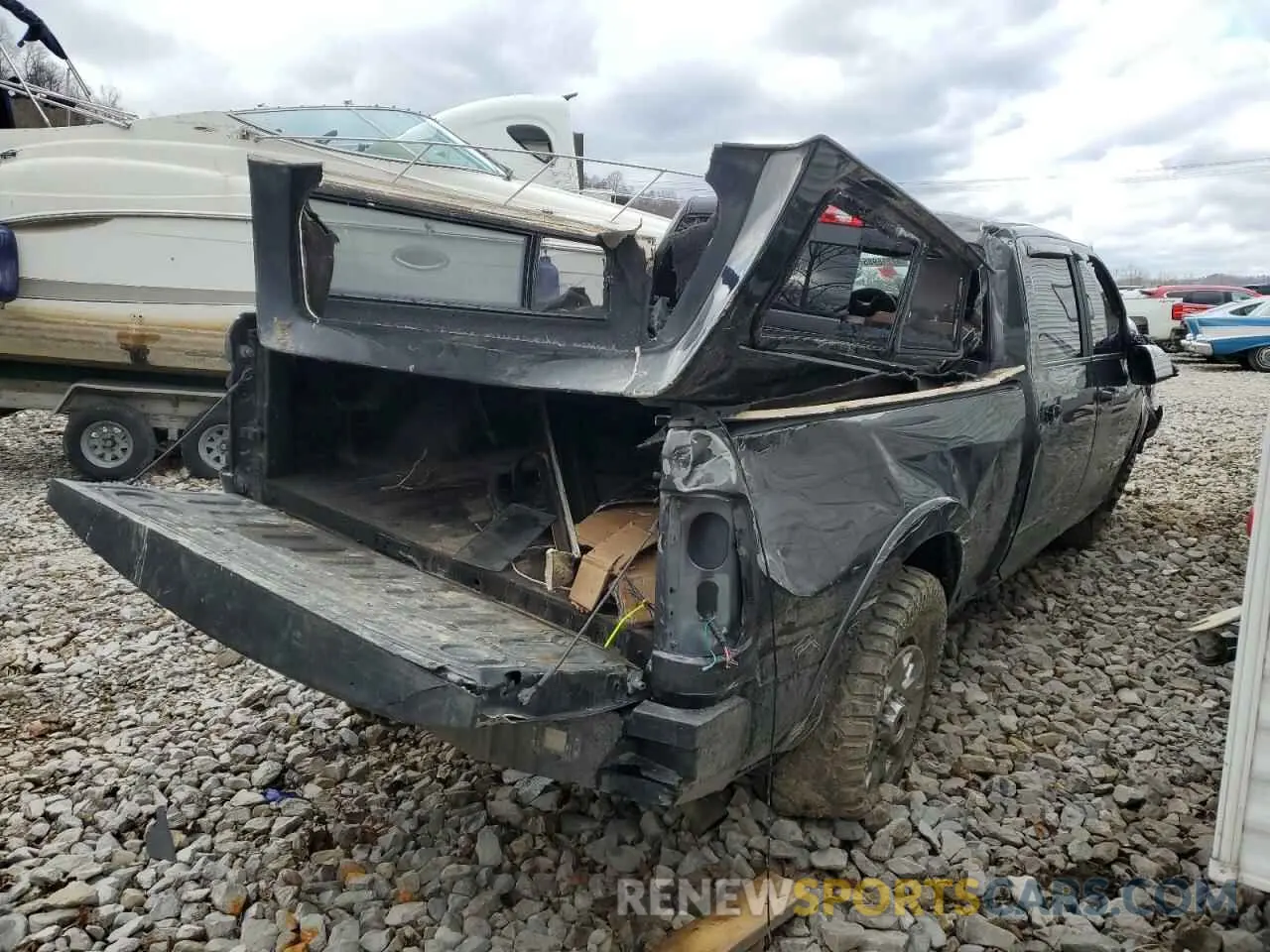 3 fotografías del automóvil dañado 3C63R3EL8NG287203 RAM 3500 2022