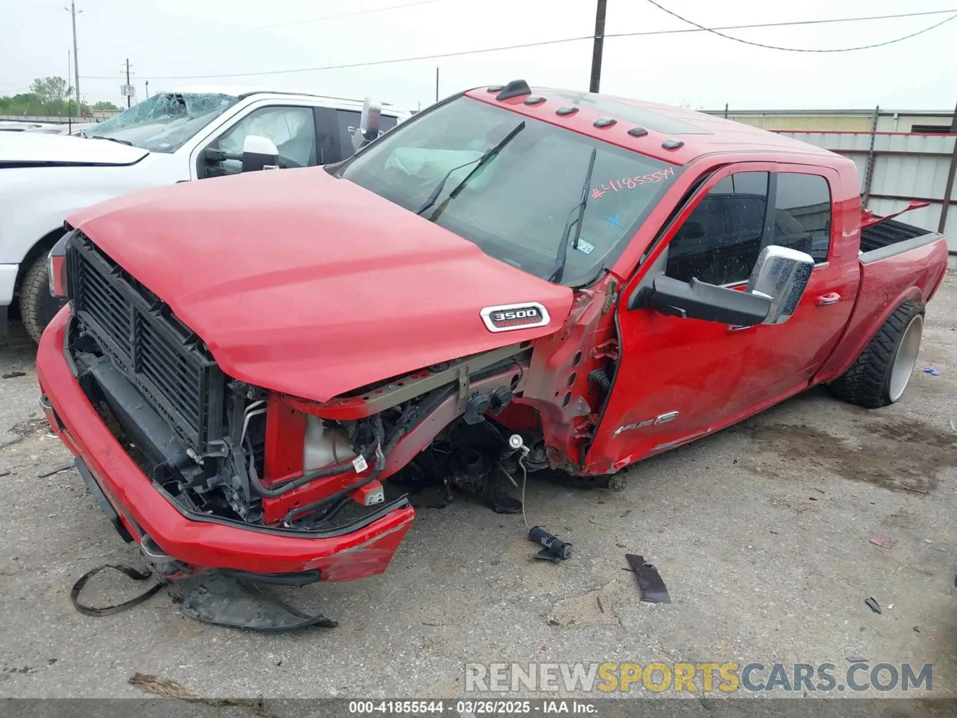 2 fotografías del automóvil dañado 3C63R3NLXNG228248 RAM 3500 2022