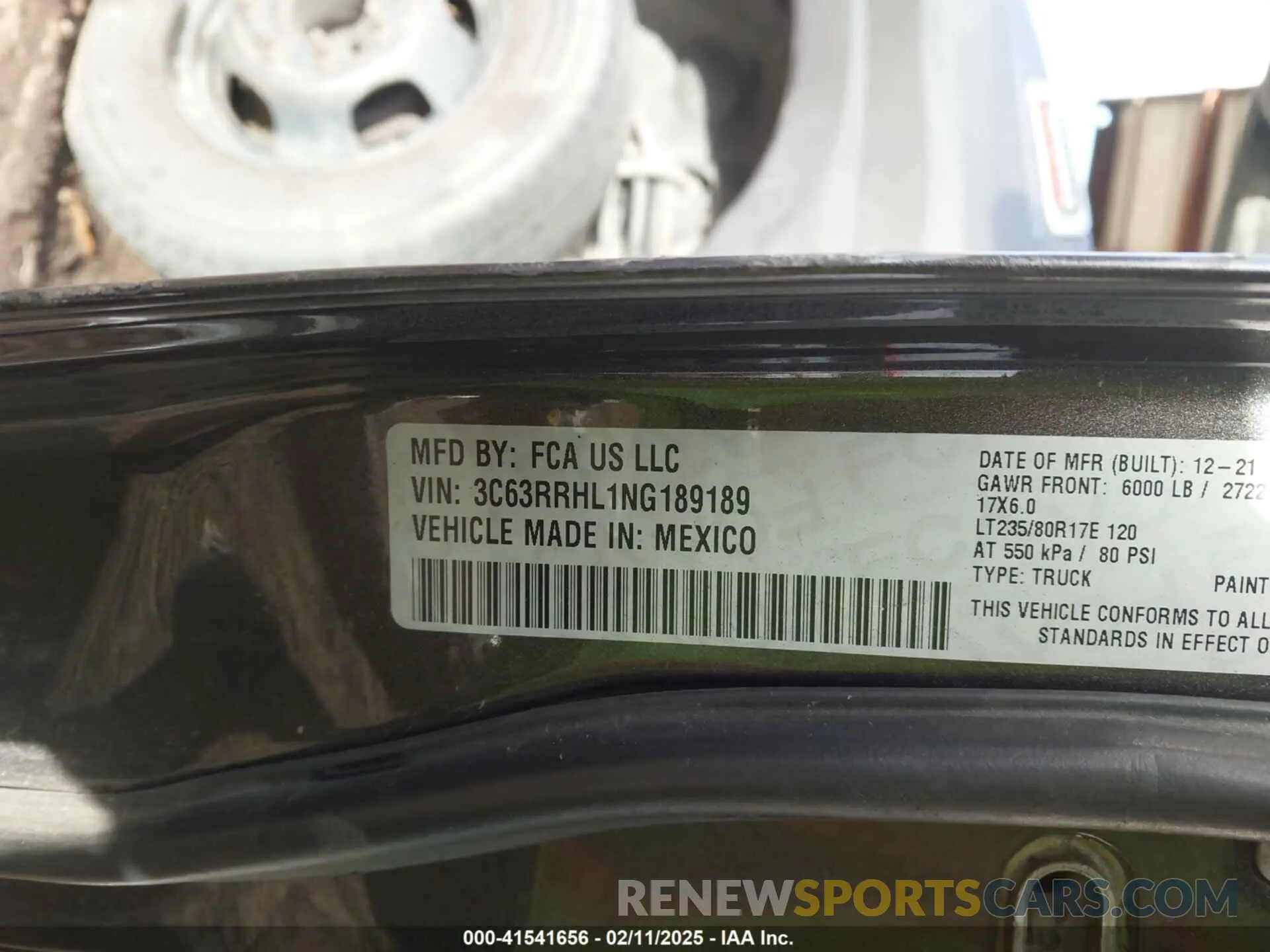 8 fotografías del automóvil dañado 3C63RRHL1NG189189 RAM 3500 2022