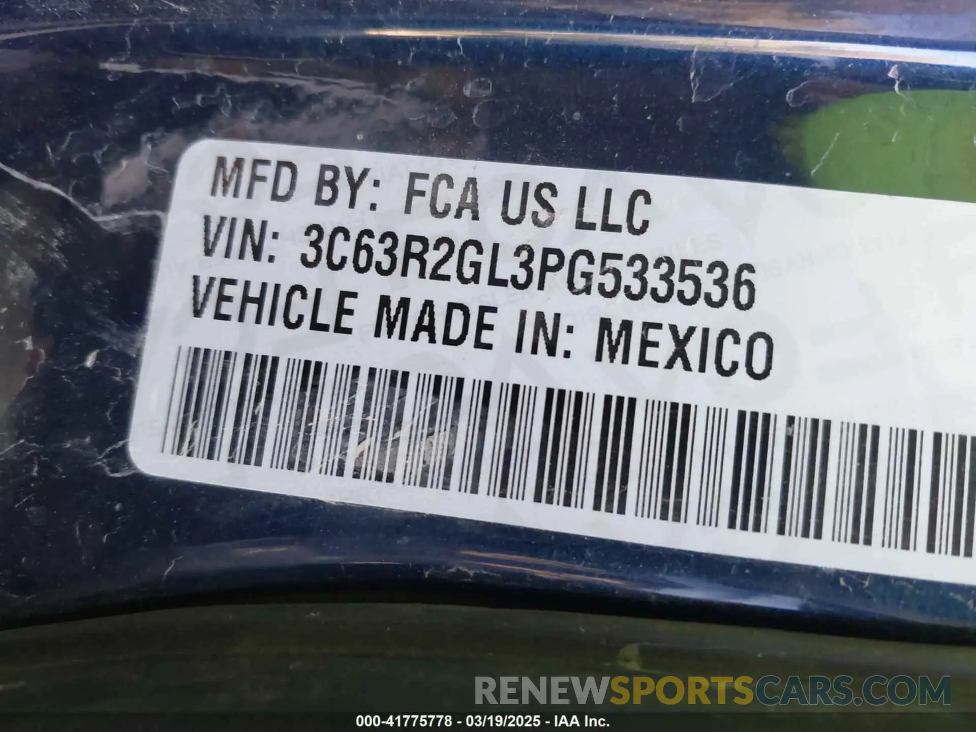 9 fotografías del automóvil dañado 3C63R2GL3PG533536 RAM 3500 2023