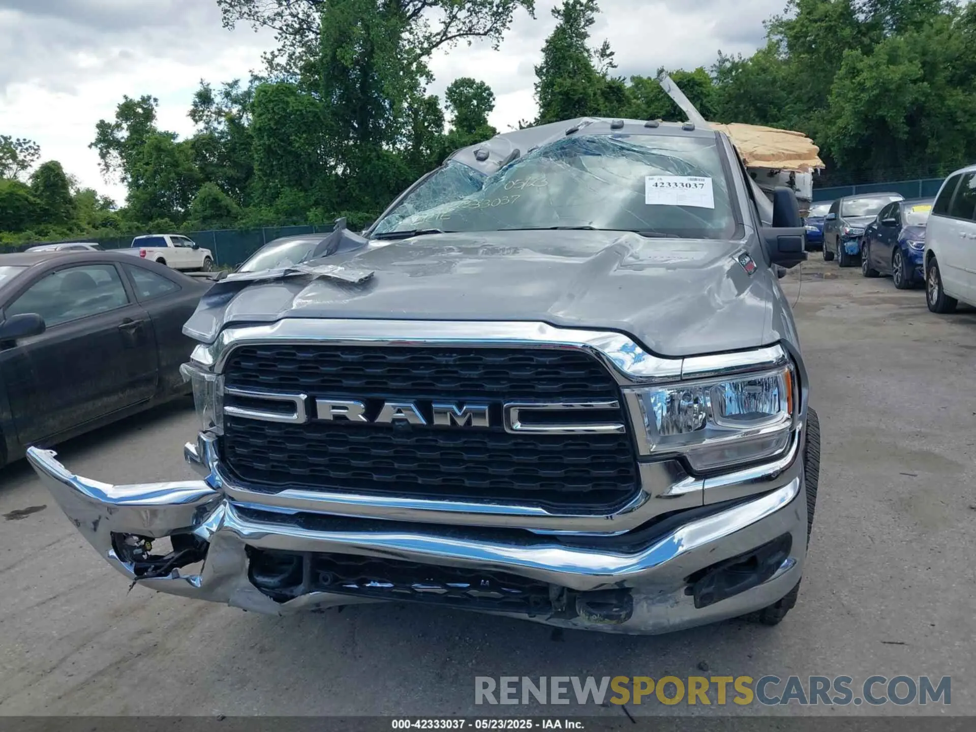 18 fotografías del automóvil dañado 3C63R3HL1RG198705 RAM 3500 2024