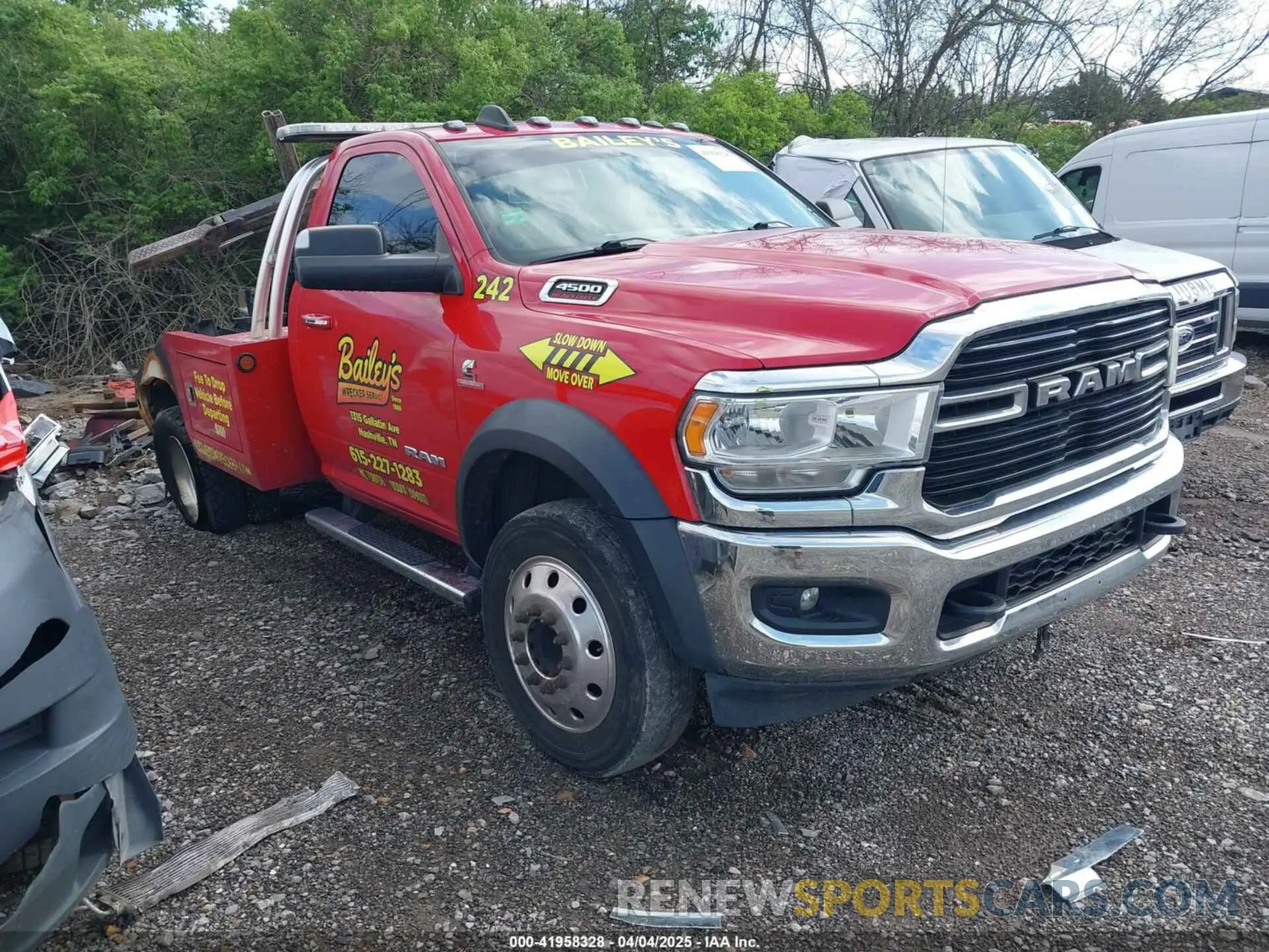 1 fotografías del automóvil dañado 3C7WRKAL2KG521713 RAM 4500 CHASSIS 2019