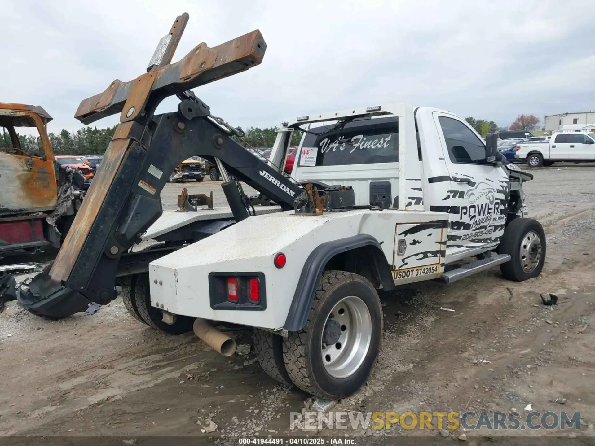 4 fotografías del automóvil dañado 3C7WRKAL1NG238207 RAM 4500 CHASSIS 2022
