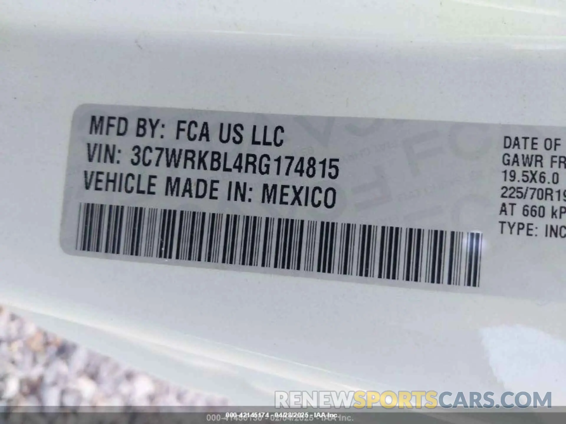 9 fotografías del automóvil dañado 3C7WRKBL4RG174815 RAM 4500 CHASSIS 2024