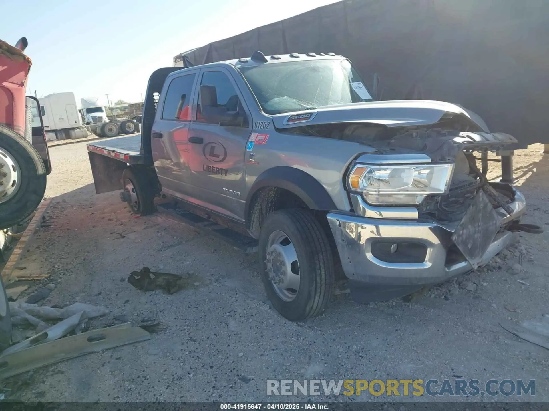 1 fotografías del automóvil dañado 3C7WRNEL7NG255458 RAM 5500 CHASSIS 2022