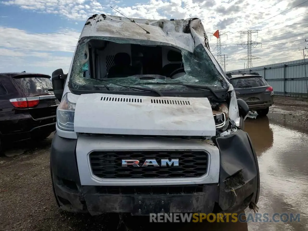 5 fotografías del automóvil dañado 3C6TRVBGXKE504647 RAM All Models 2019