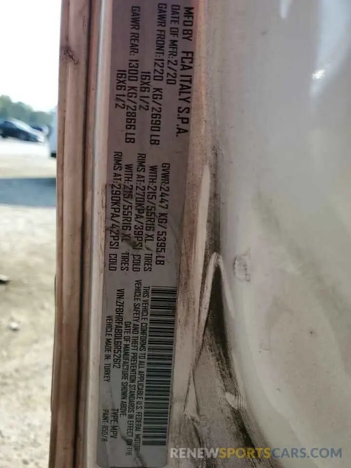 12 fotografías del automóvil dañado ZFBHRFAB0L6R52612 RAM All Models 2020