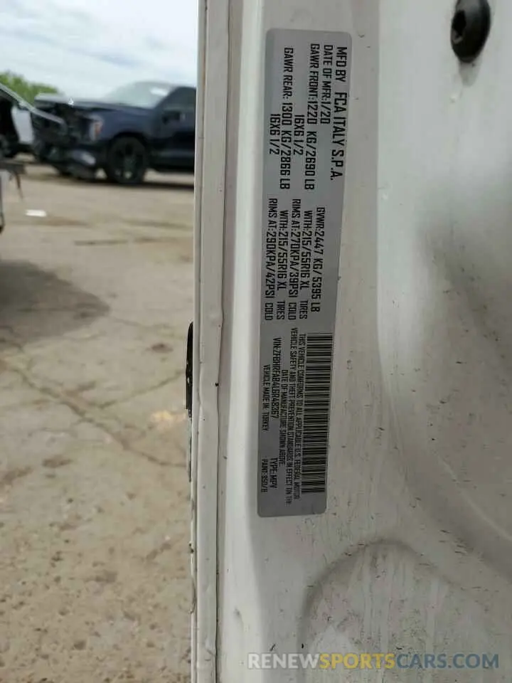 12 fotografías del automóvil dañado ZFBHRFAB4L6R48367 RAM All Models 2020